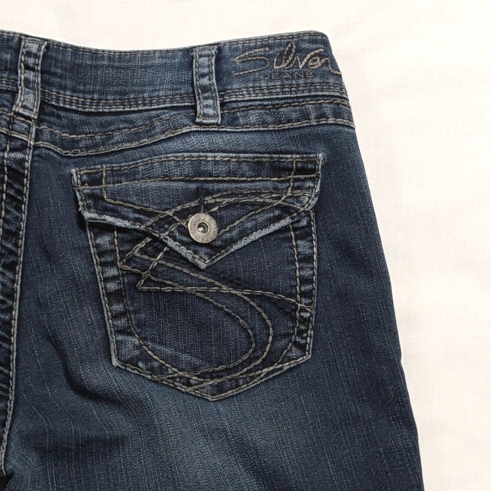 Silver Jeans Co Suki Surplus Bootcut Dark Wash Denim Jeans Womens W32 L31